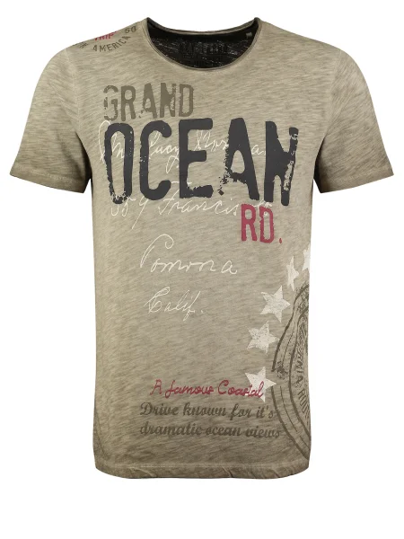 Key Largo Tricou KLOCEAN amestecat bej