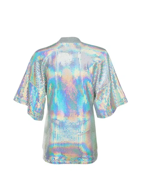 Tricou The Attico din jerseu gri
