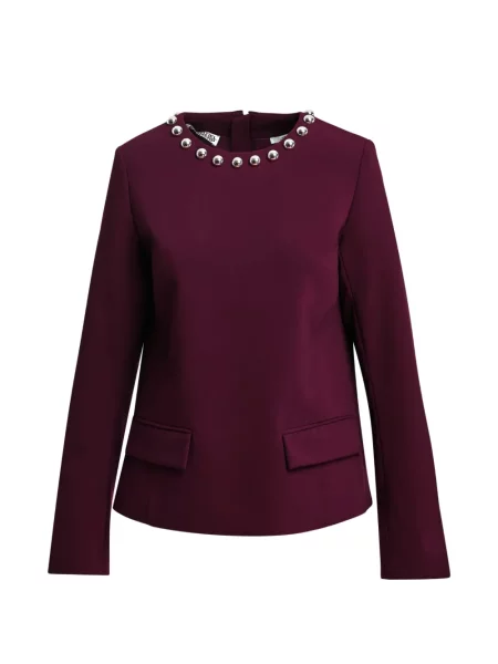 Bluza Essentiel Antwerp sa perlicama crvena