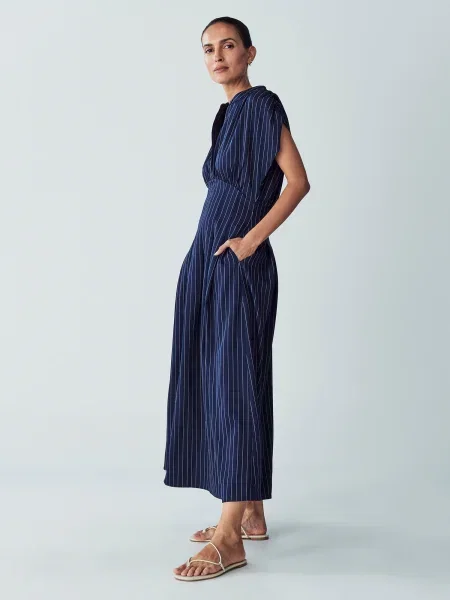 Willa Rochie Otis bleumarin alb