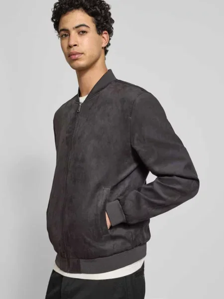 Kurtka blouson w skórzanym wyglądzie krój regular fit model LUCAS' Only & Sons