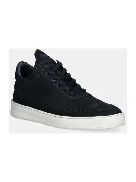 Sneakersy Filling Pieces skórzane niebieskie