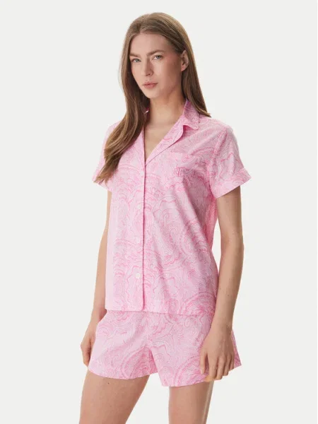 LAUREN RALPH LAUREN Pizsama rózsaszín