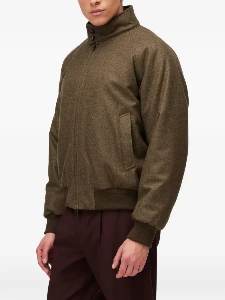 Geacă bomber Retori de lână verde