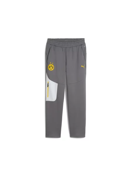 Spodnie dresowe Borussia Dortmund PUMATECH szare