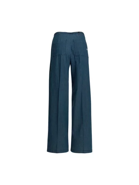 Szerokie jeansy Shaft niebieskie