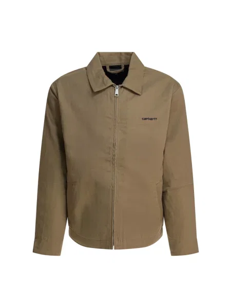 Carhartt WIP kurtka jeansowa Module Script Jacket przejściowa beżowy