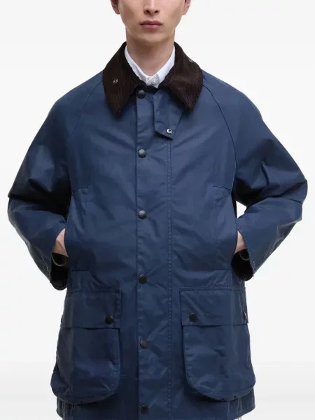 Geacă Barbour de catifea cord albastru