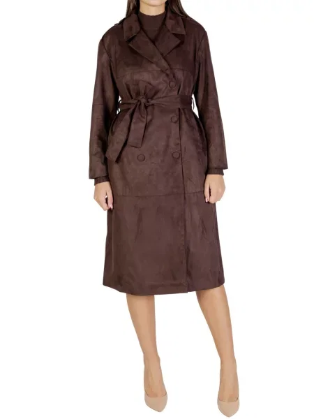 Płaszcz Only brązowy