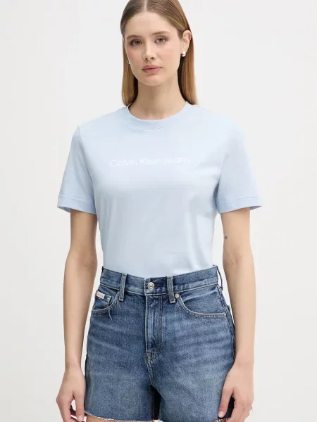 Calvin Klein Jeans tričko modré