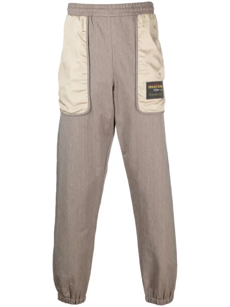 Pantaloni Moschino alergare cu autograf