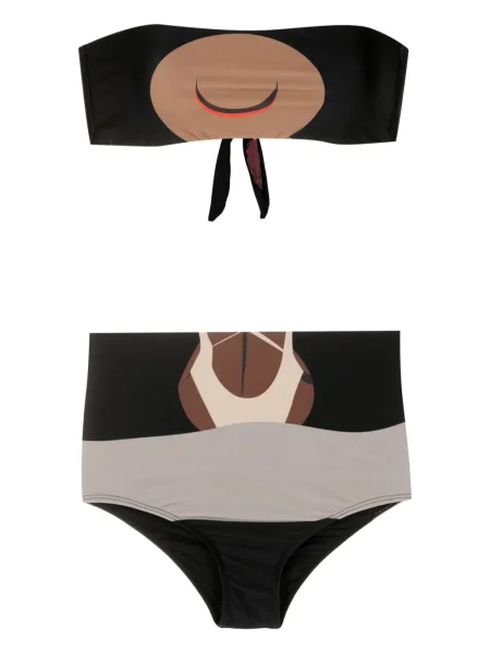 Bikini Amir Slama cu imagine negru