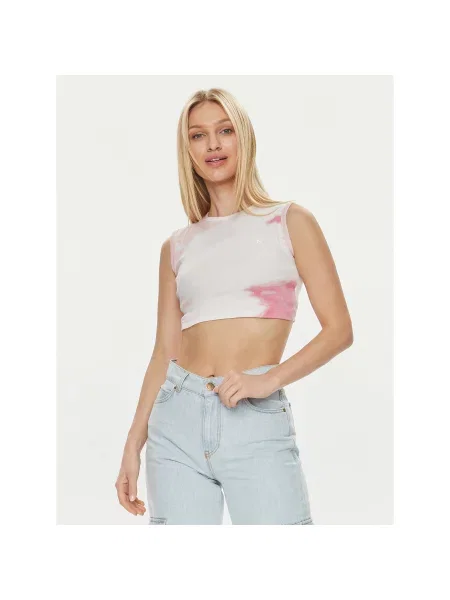 Τοπ Calvin Klein κομμένο λευκό