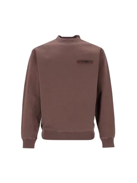 Bluza z kapturem Jacquemus z kapturem brązowa