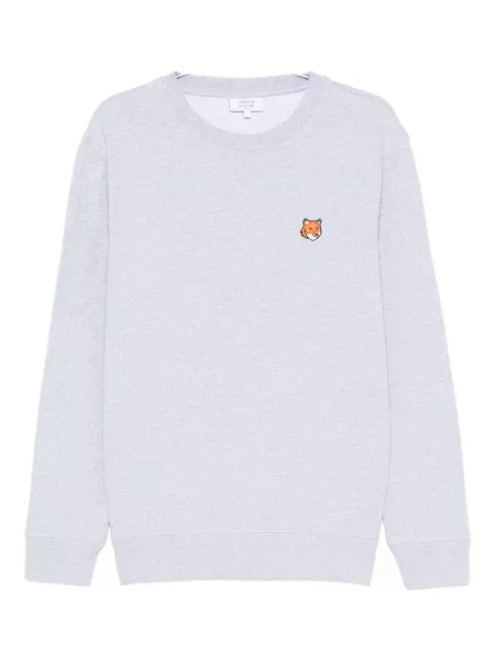 Hanorac crewneck Maison Kitsune gri