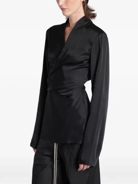 Lung bluză Rick Owens plic negru