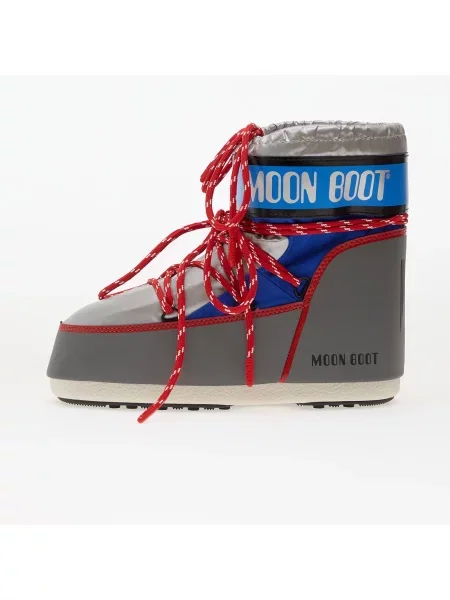 Сникърси Moon Boot Icon Low Space Racing Silver/ Blue/ Red EUR червено