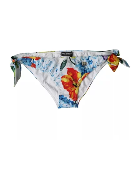 Bikini Dolce And Gabbana koronkowe wiązane białe