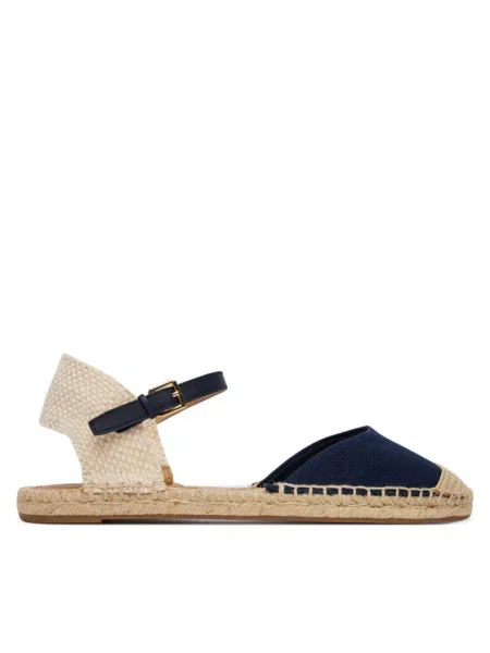LAUREN RALPH LAUREN Espadryle Granatowy