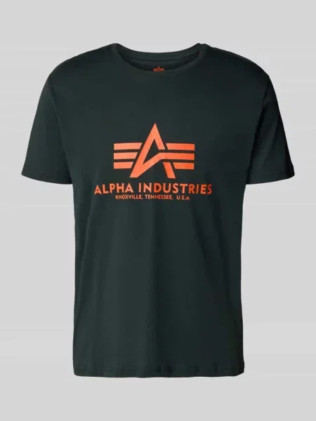 Alpha Industries t-shirt z nadrukiem zielony