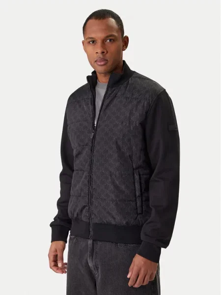 KARL LAGERFELD Bomber jakna črna