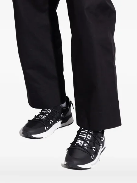 Sneakerși Versace Jeans Couture cu șireturi din dantelă negru