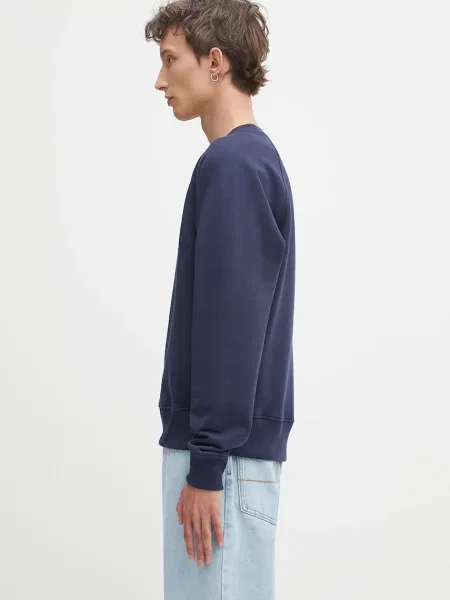 Кофта Filling Pieces Embroidered Knot однотонна синій