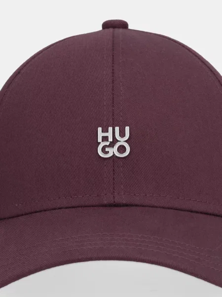 Бейсболка HUGO однотонна бежевий