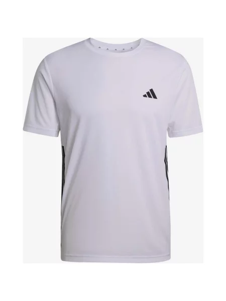 Koszulka z krótkim rękawem adidas Workout Essentials Base 3 bandas czysty XXL biały