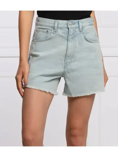 Pepe Jeans London Pantaloni scurți RACHEL | denim albastru