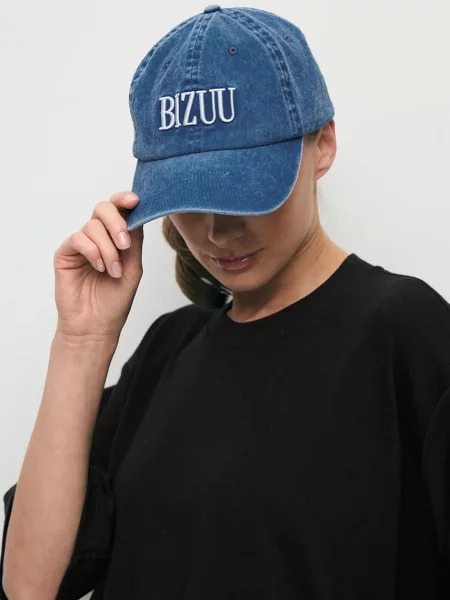 BIZUU καπέλο με γείσο γυναικείο ντένιμ μπλε