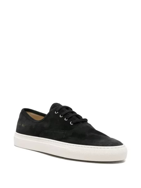 Sneakerși Common Projects cu șireturi din dantelă negru
