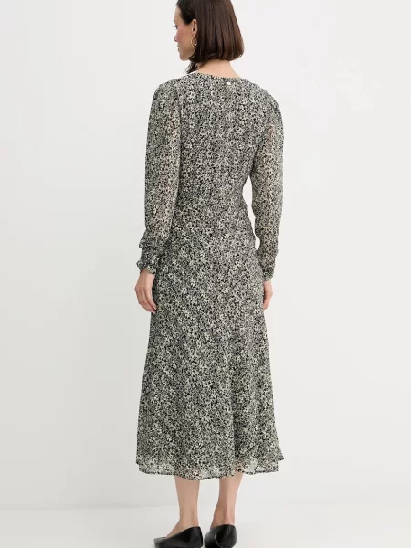 BOSS Orange rochie maxi evazați negru
