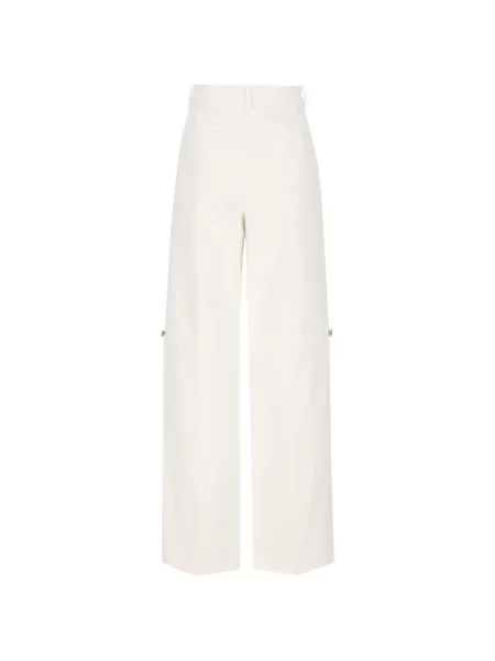 Pantaloni Fendi cu broderie