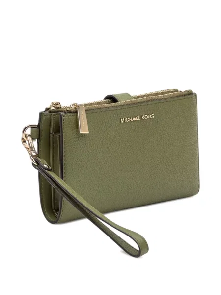 Portofel Michael Michael Kors din piele de căprioară gri