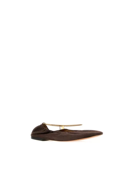 Balerinki Stella Mccartney brązowe