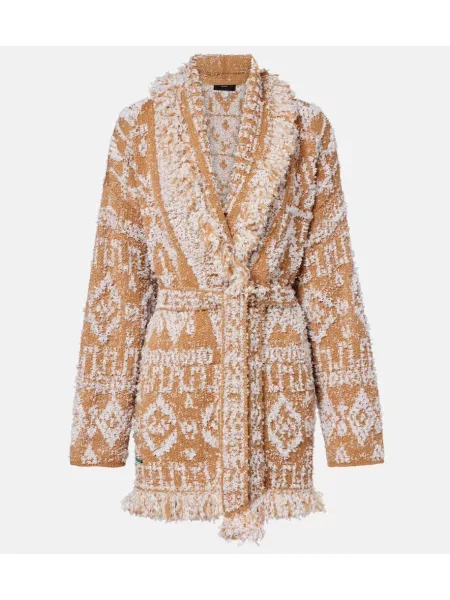 Cardigan Alanui de lână bej