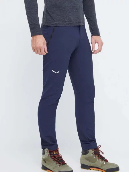 Salewa pantaloni de exterior Puez Dolomitic 2 barbati marin albastru