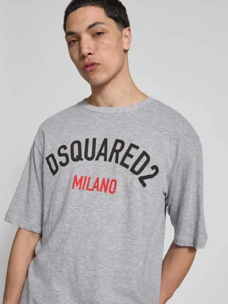 T-shirt z nadrukiem z logo Dsquared2