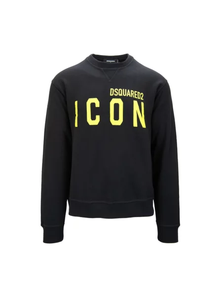 Bluza Dsquared2 z nadrukiem czarna