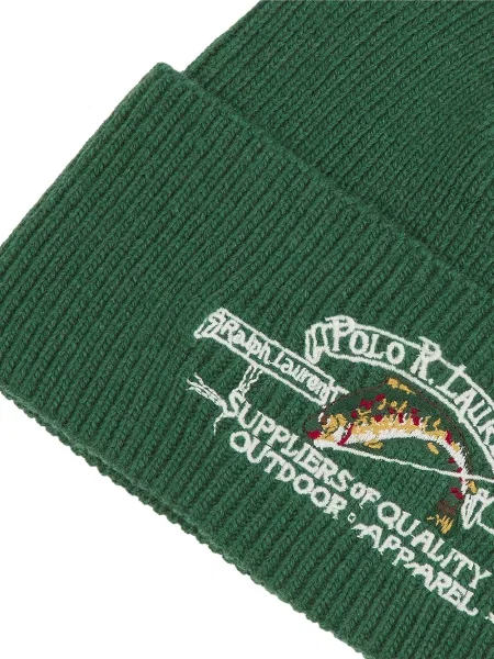 Tricou polo Polo Ralph Lauren cu autograf verde