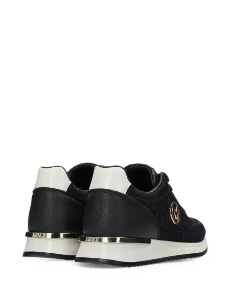 Sneakerși Mexx tricotate cu autograf negru