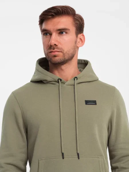 Mikina s kapucňou Ombre s kapucňou zelená