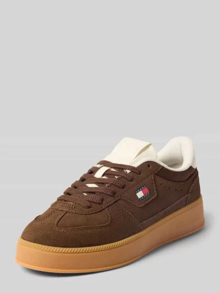 Tommy Jeans THE GREENWICH EDGE MAX SUEDE sneakersy zamszowe brązowe