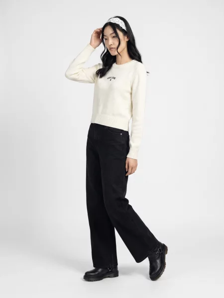 Blugi cu picior larg Guess negru