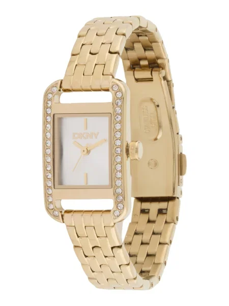 DKNY Ceas analogic auriu alb