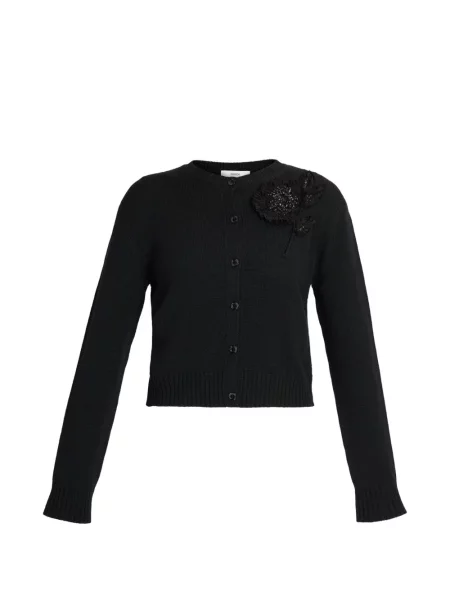 Cardigan Erdem de lână negru