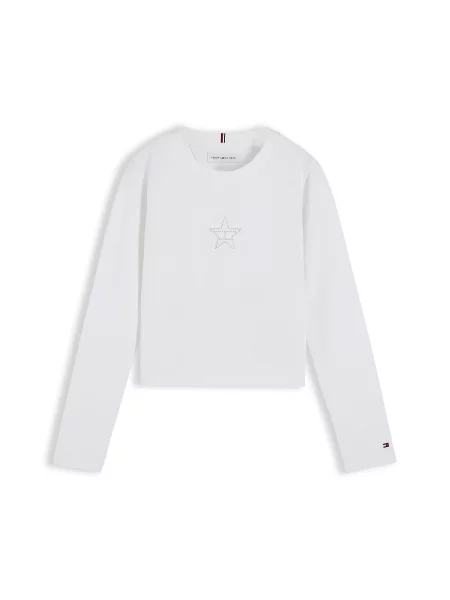 Τοπ Tommy Hilfiger λευκό