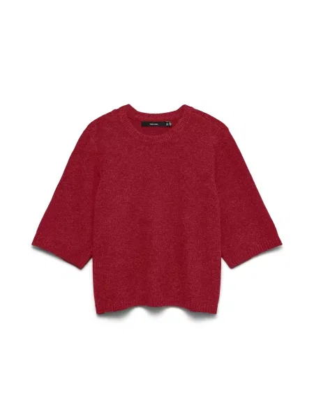 VERO MODA Pulover VMBOOM amestecat roșu