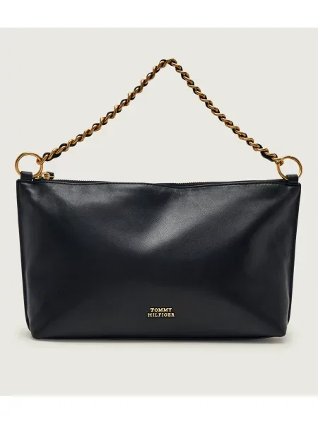 Rucsac Tommy Hilfiger din piele negru